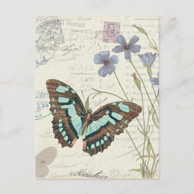 Carte Postale Les histoires de Papillon (Devant)