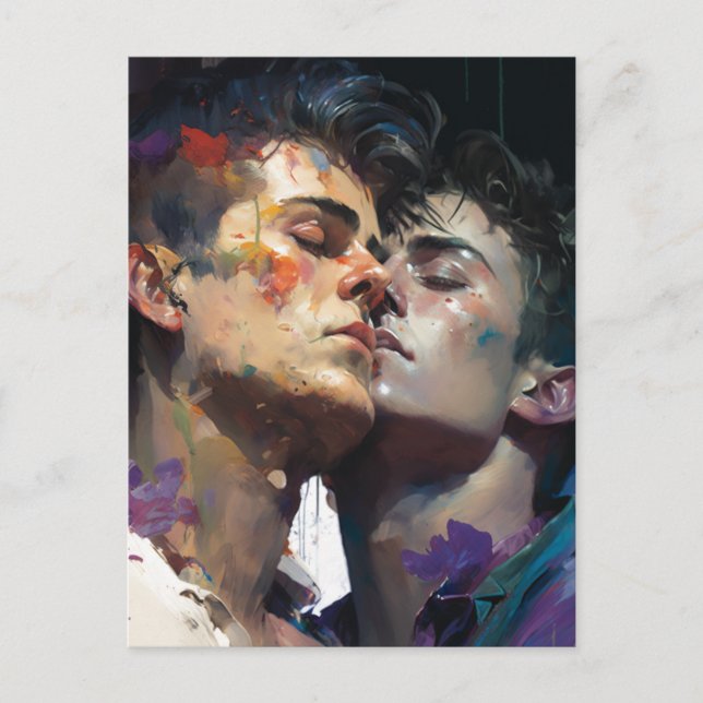 Carte Postale Les hommes amoureux (Devant)