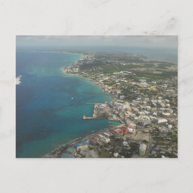 Carte Postale Les Îles Caïman plage de sept milles (Devant)