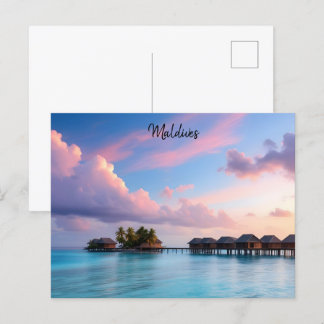 Carte Postale Les îles Maldives