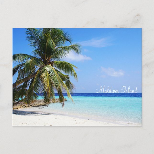 Carte Postale Les îles Maldives vacances romantique par storeman (Devant)