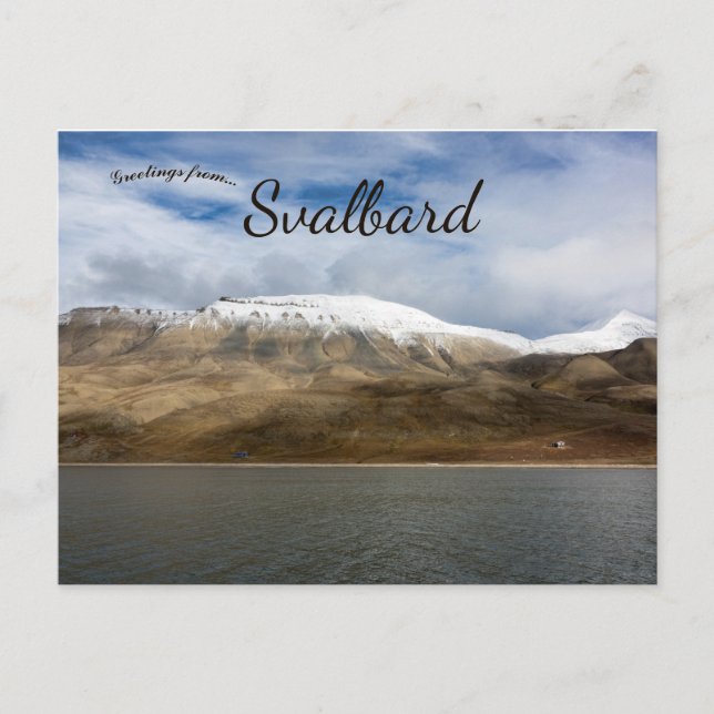 Carte Postale Les îles Svalbard (Devant)