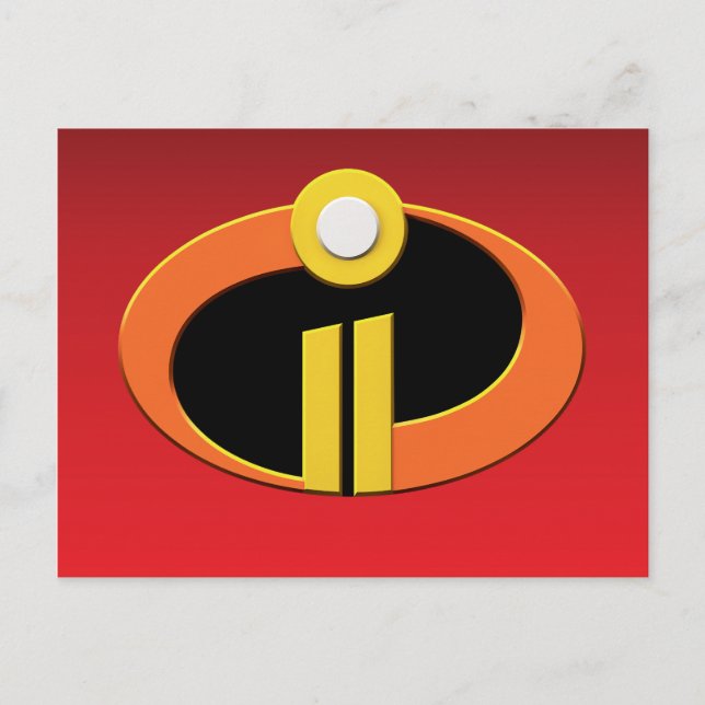 Carte Postale Les Incroyables 2 | Logo (Devant)