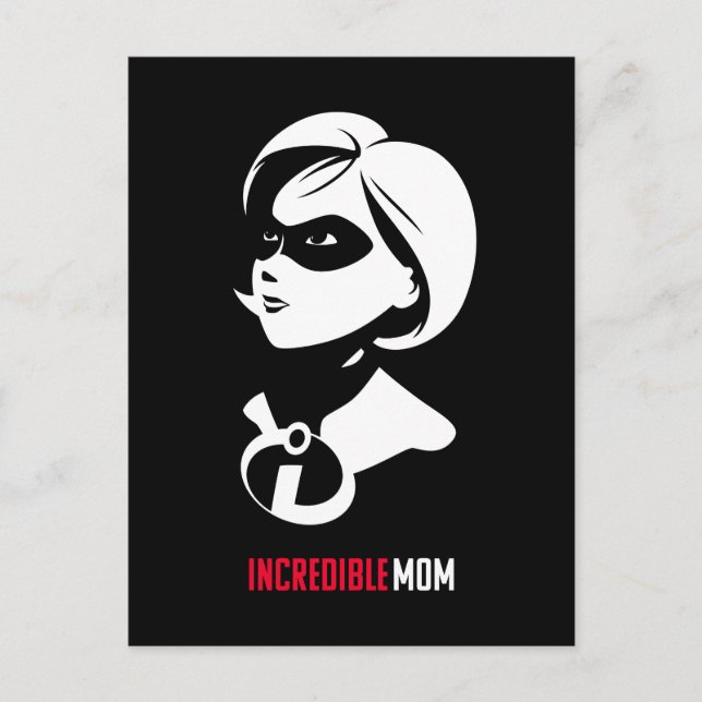 Carte Postale Les Incroyables 2 | Maman incroyable (Devant)