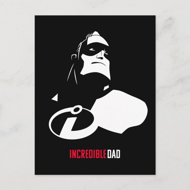 Carte Postale Les Incroyables 2 | Papa incroyable (Devant)