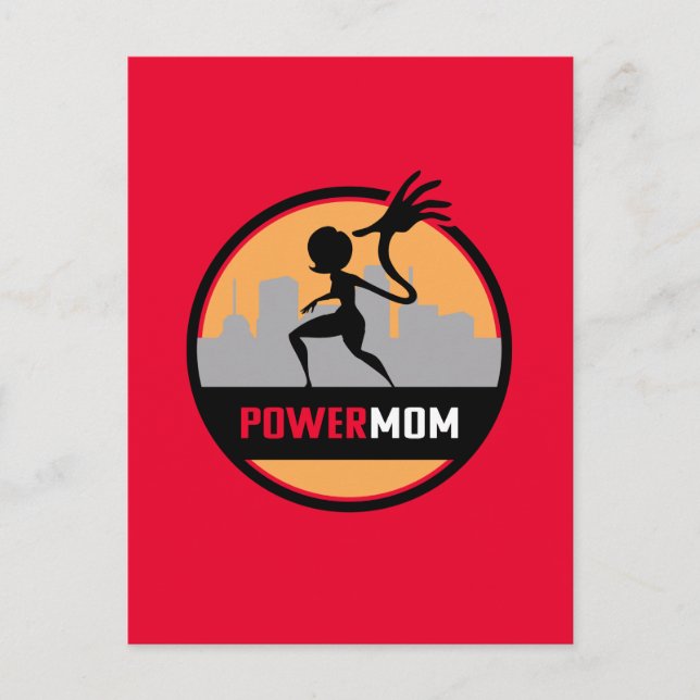 Carte Postale Les Incroyables 2 | Power Mom (Devant)