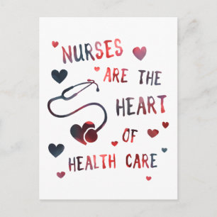 Carte Postale les infirmières sont au coeur du bokeh de la santé