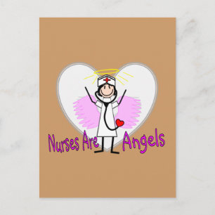 Carte Postale Les infirmières sont des anges
