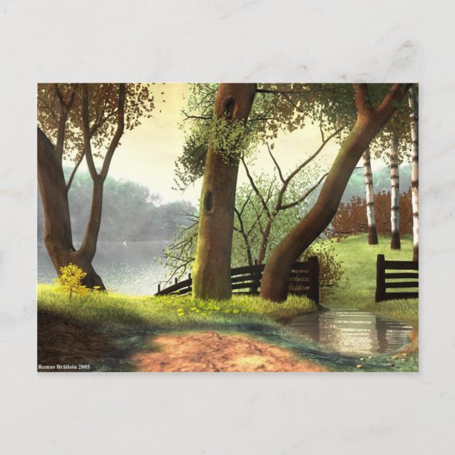 Carte Postale Les inondations (Devant)
