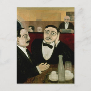 Carte Postale Les intellectuels au Café Rotonde, 1916