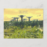 Les jardins de Singapour dans la baie