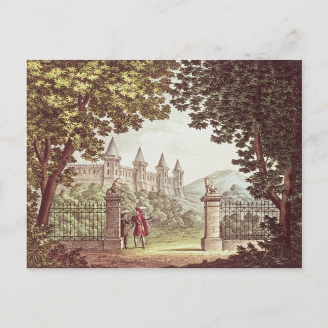 Carte Postale Les jardins du château de Windsor (Devant)