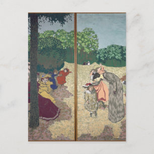 Carte Postale Les jardins publics
