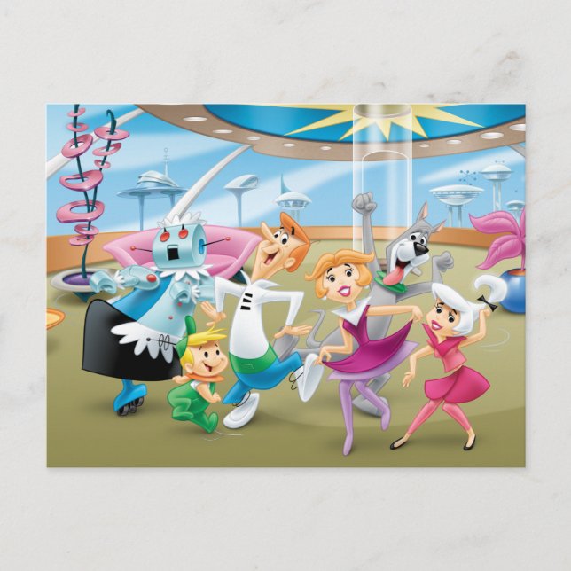 Carte Postale Les Jetsons | Family Dance Party (Devant)