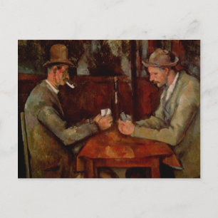 Carte Postale Les Joueurs de cartes, Claude Cezanne