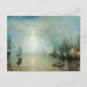 Carte Postale Les Keelmen déplaçant des charbons, clair de lune