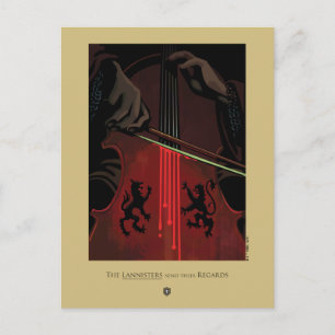 Carte Postale Les Lannister vous saluent