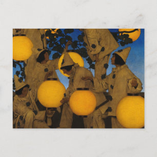 Carte Postale Les Lantern Bearers, 1908 par Maxfield Parrish