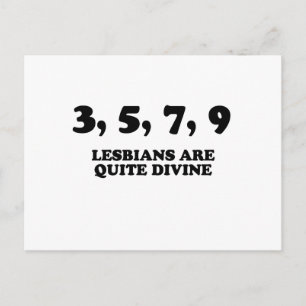 CARTE POSTALE LES LESBIENS SONT ASSEZ DIVINS