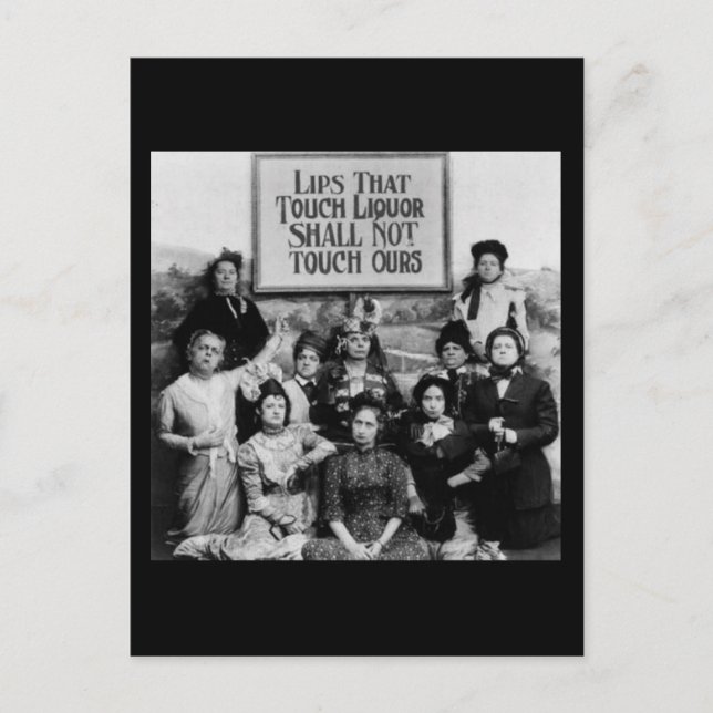 Carte Postale Les Lèvres Qui Touchent Le Liqueur Ne Toucheront P (Devant)