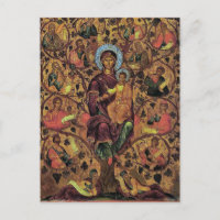 Les louanges de l'icône chrétienne orthodoxe Theot