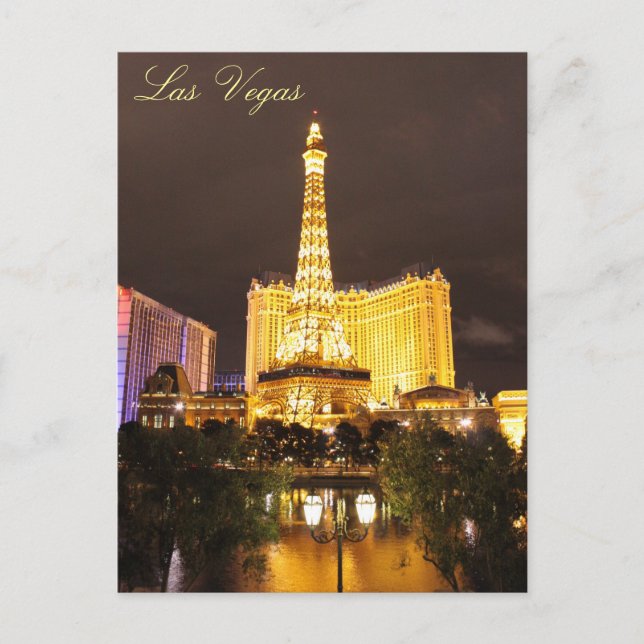 Carte Postale Les lumières de Las Vegas (Devant)