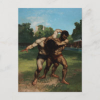 Les lutteurs par Gustave Courbet 1862