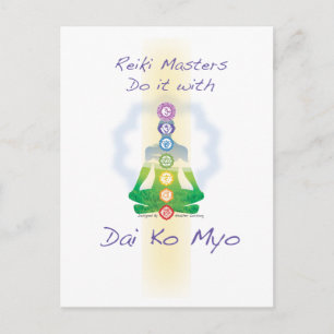 Carte Postale Les Maîtres Reiki Le Font Avec Dai Ko Myo