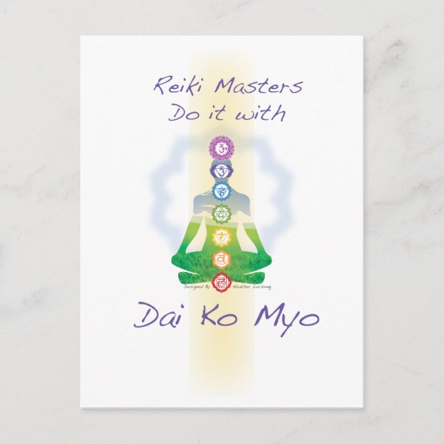 Carte Postale Les Maîtres Reiki Le Font Avec Dai Ko Myo (Devant)