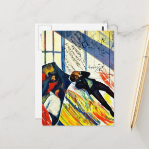 Carte Postale Les maths c'est dur Mixed Media Collage