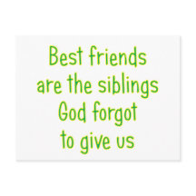 Les meilleurs amis sont les frères et soeurs