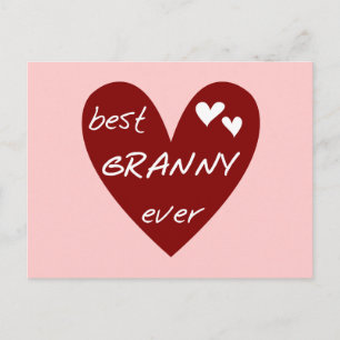 Carte Postale Les meilleurs T-shirts et cadeaux de mamie de