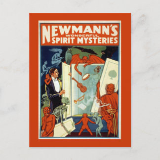 Carte Postale "Les merveilleux mystères de l'esprit de Newmann"