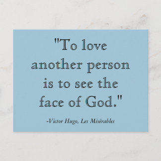 Carte postale Les Misérables