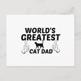 CARTE POSTALE LES MONDES LES PLUS GRANDS DE PÈRE CHAT