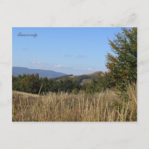 Carte Postale Les montagnes de Bieszczady Pologne