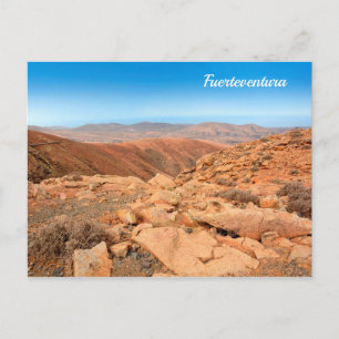 Carte Postale Les montagnes de Fuerteventura