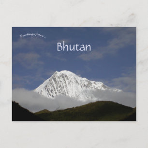 Carte Postale Les montagnes de l'Himalaya Bhoutan