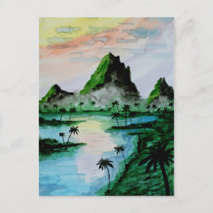 Carte Postale Les montagnes de Sumatra