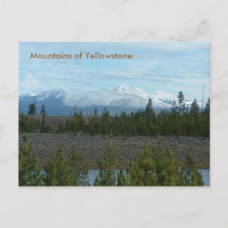 Carte Postale Les Montagnes de Yellowstone