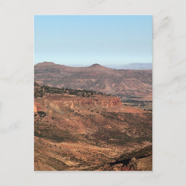 Carte Postale Les montagnes éthiopiennes (Devant)