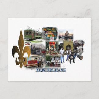 Carte Postale Les monuments de la Nouvelle-Orléans