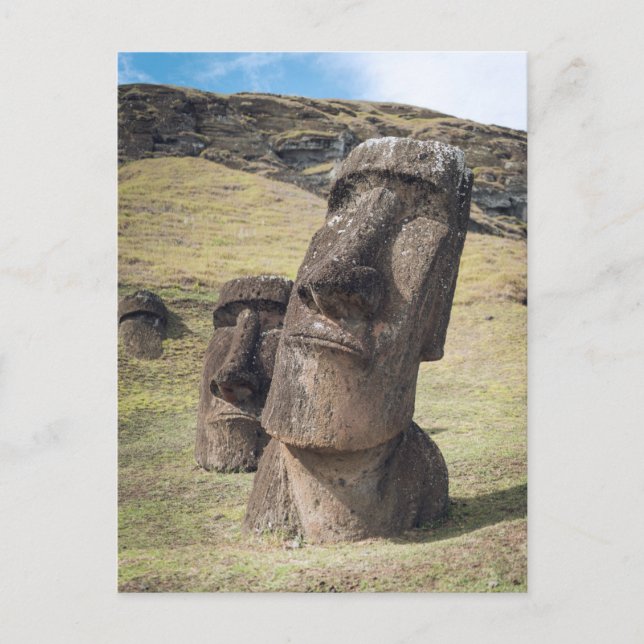 Carte Postale Les monuments | Île de Pâques, Chili (Devant)