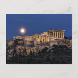 Carte Postale Les monuments Parthénon Athènes, Grèce