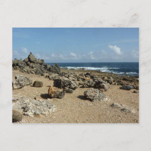 Carte Postale Les monuments rocheux sur la côte d'Aruba