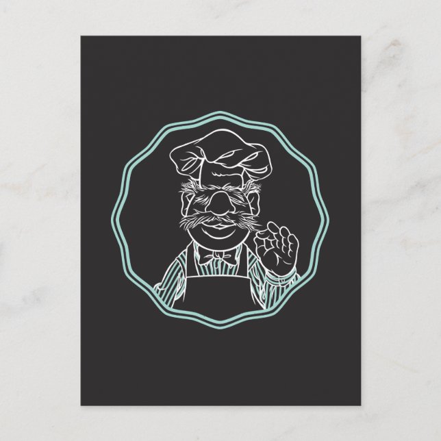 Carte Postale Les Muppets | Chef encadré (Devant)
