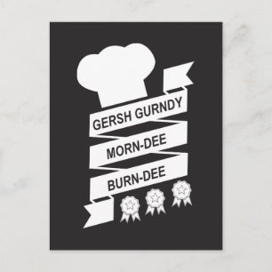 Carte Postale Les Muppets   Gersh Gurndy Morn-Dee Burndee