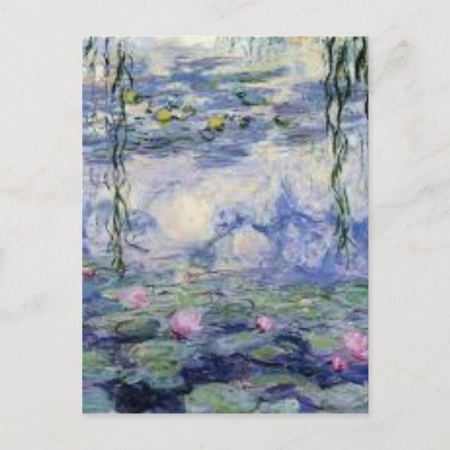 Carte Postale Les Nympheas de Claude Monet (Water Lilly) (Devant)