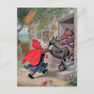 Carte Postale Les Ours De Roosevelt Jouent Petit Trou Rouge