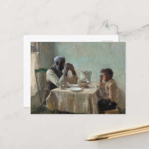 Carte Postale Les pauvres reconnaissants par Henry Ossawa Tanner